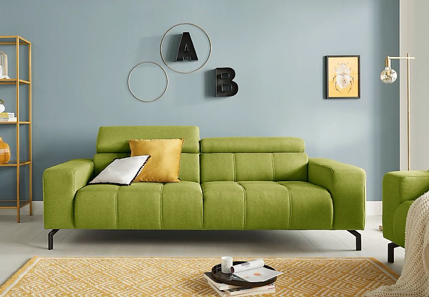 DOMO collection 2,5-Sitzer "Cunelli zeitlos und elegant, moderne Sitznähte günstig online kaufen