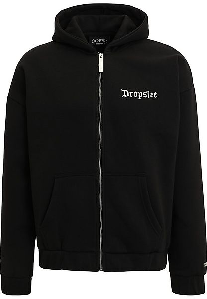 Dropsize Kapuzensweatshirt Dropsize Herren Super Heavy Oversize Blank Zip H günstig online kaufen