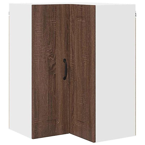 vidaXL Küchenwandschrank mit Regal Braun Eichen-Optik 57 x 57 x 80 cm 88473 günstig online kaufen