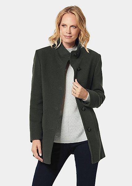 GOLDNER Wolljacke Eleganter Wintermantel mit Stehkragen Longmantel mit Knöp günstig online kaufen