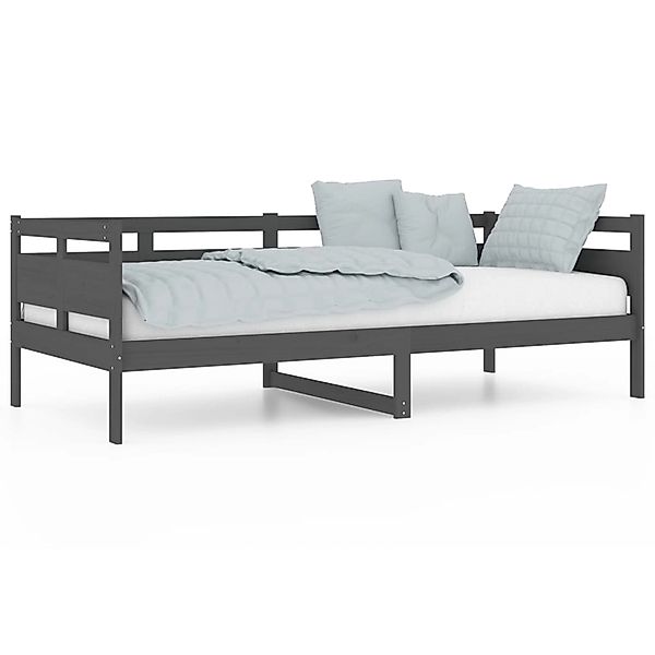 Vidaxl Tagesbett Grau Massivholz Kiefer 90x200 Cm günstig online kaufen