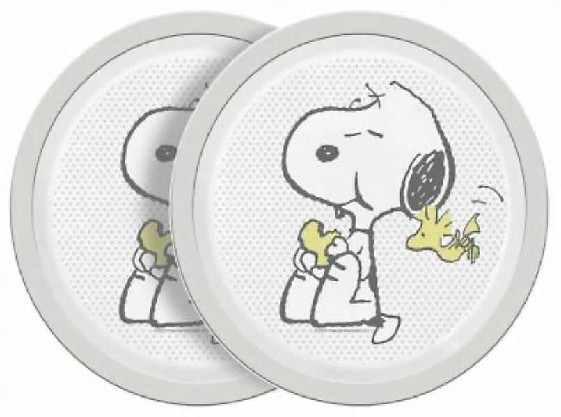 Geda Labels Teller Snoopy Cute & Cuddly 2er Set 21,5 cm Kinderteller bunt günstig online kaufen