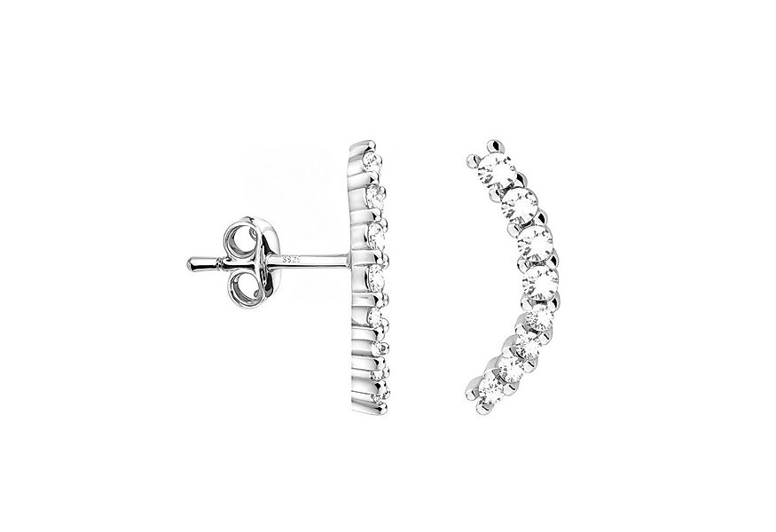 Sofia Milani Paar Ohrstecker Gebogen, 925 Silber Damen Schmuck - E2526 günstig online kaufen