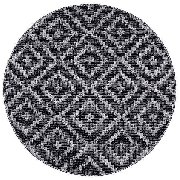 my home Teppich "Ronda Wendeteppich" rund 5 mm Höhe Sisal-Optik, Flachgeweb günstig online kaufen