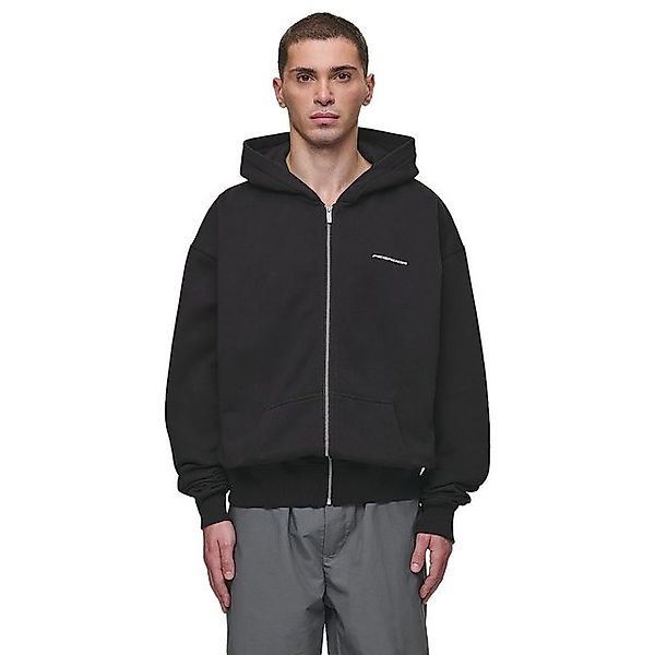 Pegador Kapuzenplüschjacke Charles Oversized Sweat Jacket, schwarz günstig online kaufen