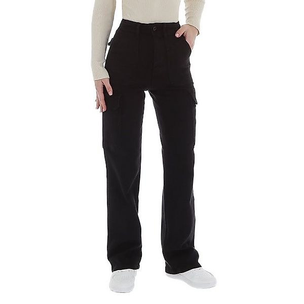 Ital-Design Stoffhose Damen Freizeit (87123924) Stoffhose in Schwarz günstig online kaufen