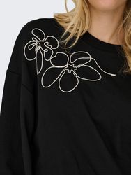 ONLY Sweatshirt ONLBROOK L/S CHEST EMB günstig online kaufen