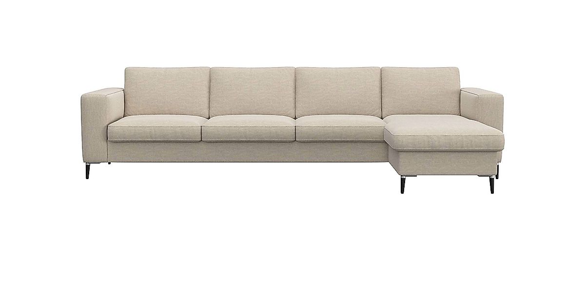 FLEXLUX Ecksofa »Fiore, super Sitzkomfort durch Kaltschaum im Sitz, L-Form« günstig online kaufen