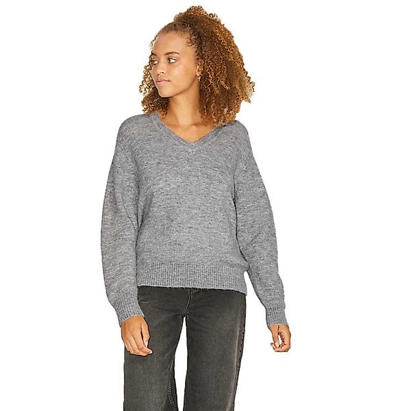Jjxx Nana Upgrade V-ausschnitt Sweater XL Grey Melange günstig online kaufen
