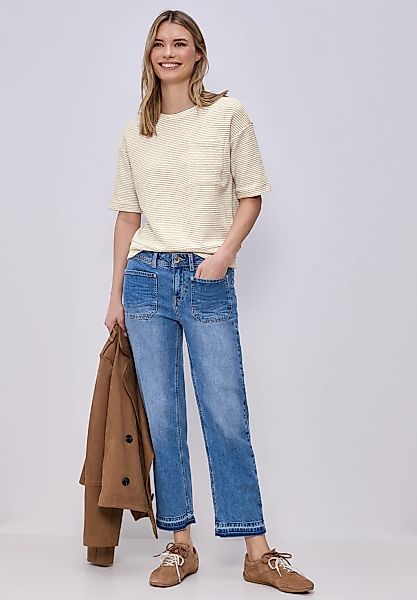 STREET ONE T-Shirt mit Brusttasche günstig online kaufen