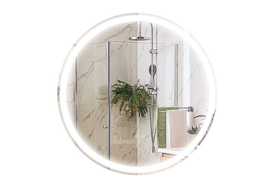 Kleankin Spiegel Badezimmerspiegel, Badspiegel mit LED Beleuchtung (60 cm L günstig online kaufen