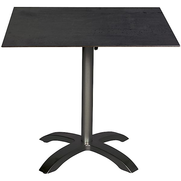 Acamp Klapptisch Quadratisch Anthrazit-Cemento 80 cm x 80 cm günstig online kaufen