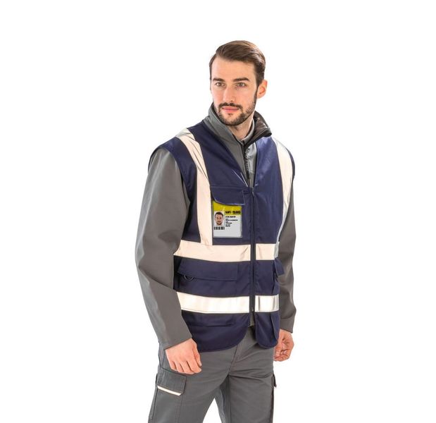 Result Warnweste Heavy Duty Polycotton Security günstig online kaufen