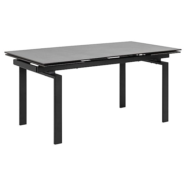 ebuy24 Hummar Esstisch 160/240 cm inkl 2 Zusatzplatten Schwarz günstig online kaufen