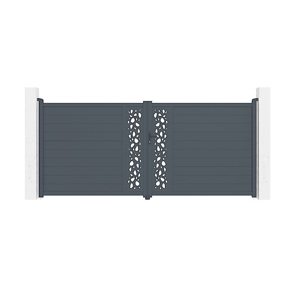 Casanoov Flügeltor Elektrisch 4M Sunny H 180Cm & Drehtorantrieb Ranger B150 günstig online kaufen