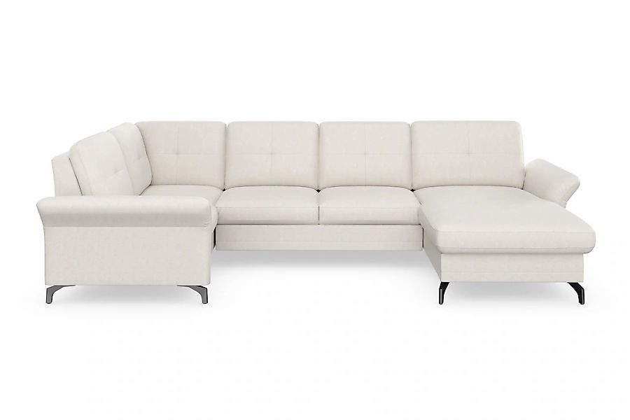 Home affaire Wohnlandschaft "Calando U-Form" wahlweise mit Bettfunktion, Be günstig online kaufen