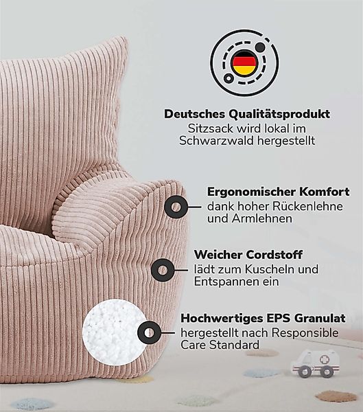 mokebo Kindersessel Der Pausenheld (Rosa), Kinder günstig online kaufen