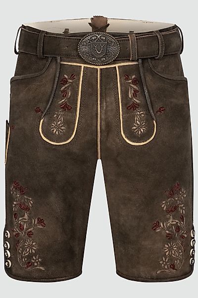 Lederhose Olivier mit Gürtel günstig online kaufen
