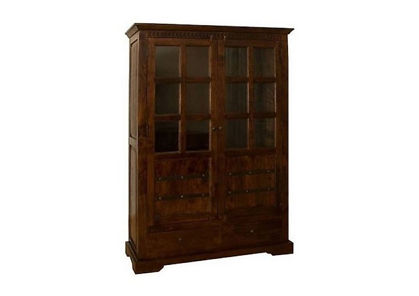 Massivmoebel24 Standvitrine (Vitrine Akazie 134x50x196 honig  lackiert OXFO günstig online kaufen