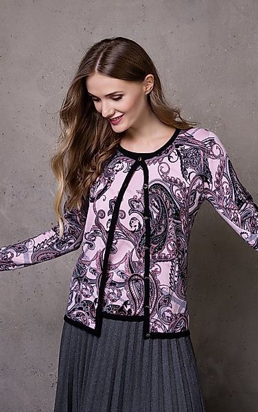 Passioni 2-in-1-Strickjacke Twinset mit Paisleyprint günstig online kaufen