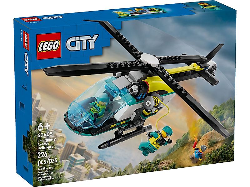 LEGO® LEGO® City 60405 Rettungshubschrauber Konstruktionsspielsteine günstig online kaufen