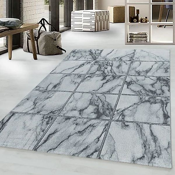 Ayyildiz Teppiche Teppich »NAXOS 3816«, rechteckig, 12 mm Höhe, Läufer, Mar günstig online kaufen