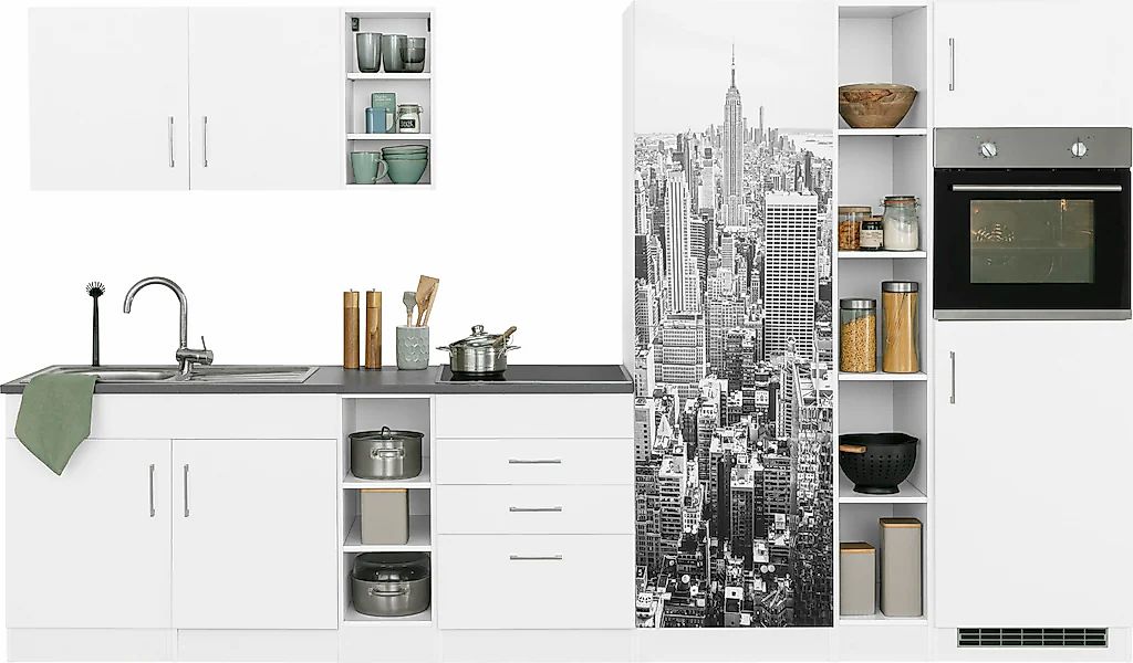 KOCHSTATION Küchenzeile "KS-Paris – Küchen mit einzigartigen Fotomotiven au günstig online kaufen