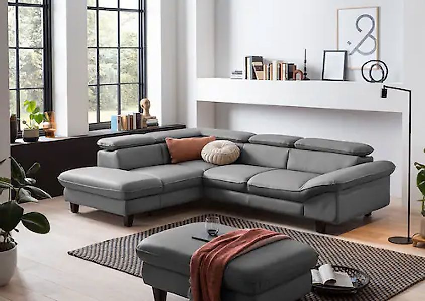 Home affaire "Pilot L-Form" mit Kopfteilverstellung, wahlweise mit Bettfunk günstig online kaufen