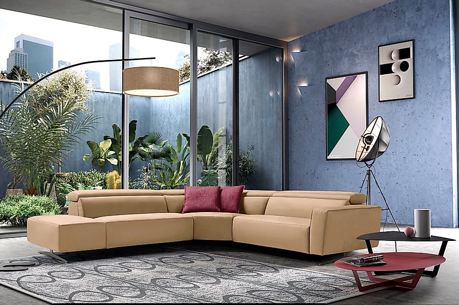 Egoitaliano Ecksofa "Stefanie-e, Designsofa der Extraklasse, bequem mit hoh günstig online kaufen