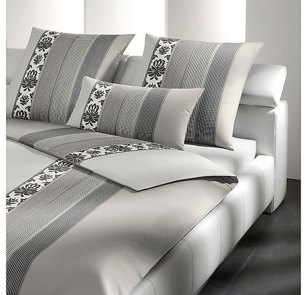 JOOP! Bettwäsche Ornament Stripe, Mako Satin, 2 teilig günstig online kaufen