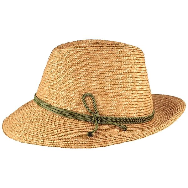 Breiter Trachtenhut Trachten-Strohhut mit 3-fach Kordel günstig online kaufen