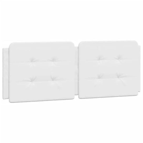 vidaXL Kopfteil-Kissen Zadar Weiß 140 cm Kunstleder 374860 günstig online kaufen