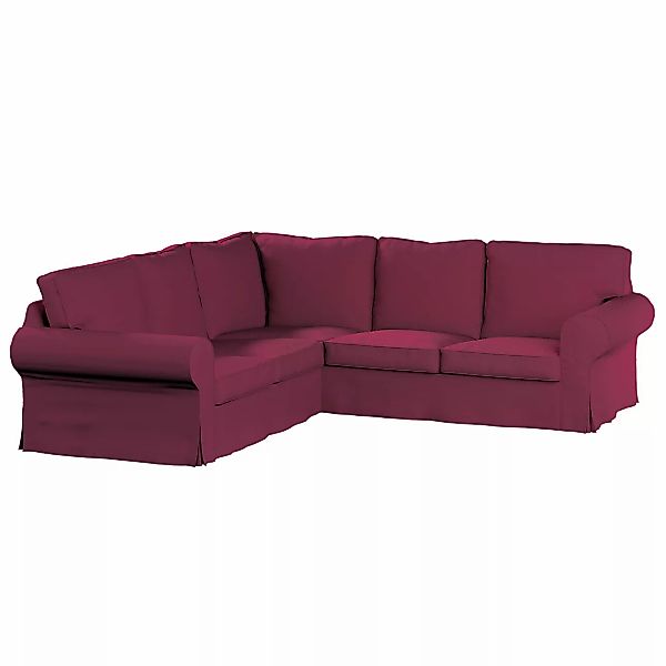 Bezug für Ektorp Ecksofa, pflaume , Sofahusse für Ektorp Ecksofa, Cotton Pa günstig online kaufen