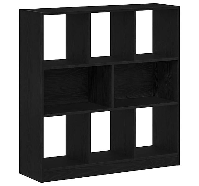vidaXL Bücherregal Bücherregal Schwarz Eichen-Optik 97,5x29,5x100 cm Holzwe günstig online kaufen