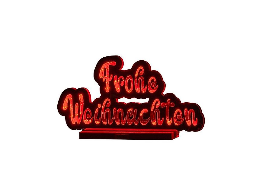 F-H-S International LED-Leuchtmittel LED Frohe Weihnachten mit Infinity Eff günstig online kaufen