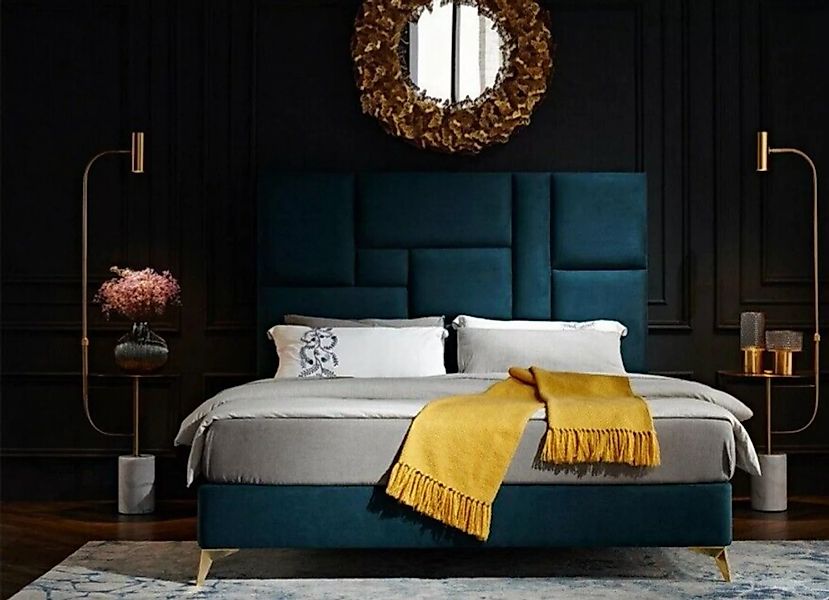 JVmoebel Bett, Designbett 180x200cm Doppelbett Bett Ehebett Design Luxus günstig online kaufen