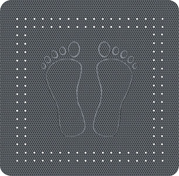 Kleine Wolke Badaccessoire-Set Duscheinlage "Foot", 1 günstig online kaufen