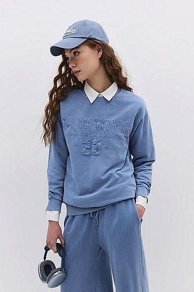 No Matter What Kapuzenpullover Sweatshirt mit Slogan und verblasstem Effekt günstig online kaufen