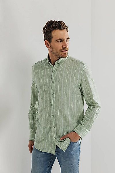 State Of Art Hemd Streifen Grün - Größe XL günstig online kaufen