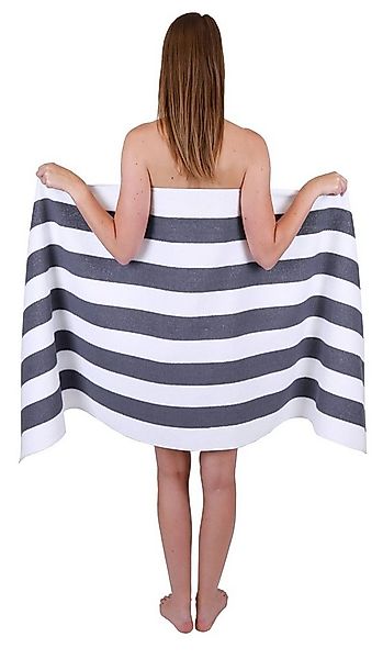 Betz Saunatuch Badetuch XXL Berlin mt Streifen Größe 70 x 180 cm, 100% Baum günstig online kaufen