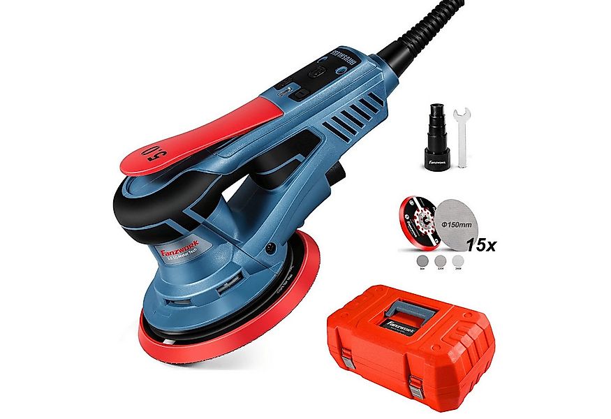 Fanzwork Exzenterschleifer 350W bürstenloser EC-Motor mit 150mm Schleiftell günstig online kaufen