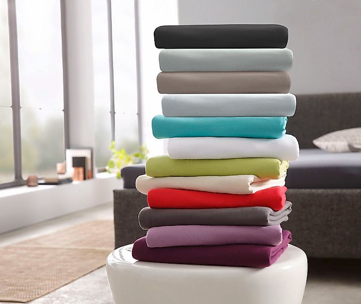 OTTO home Spannbettlaken "Topper Basic, in Gr. 90x200, 140x200 oder 180x200 günstig online kaufen