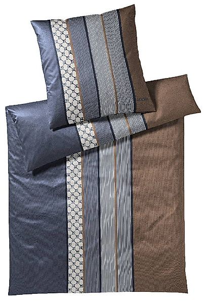 JOOP! Bettwäsche Cornflower Stripes, 100% Baumwolle günstig online kaufen