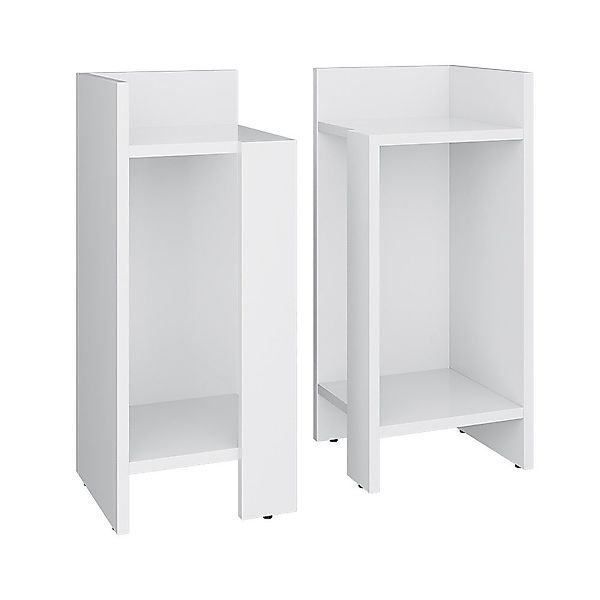 Vicco Nachtschrank Lenar, Weiß, 27 x günstig online kaufen