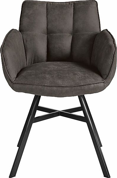 set one by Musterring Armlehnstuhl "Frisco" () 2er Set, 4-Fußgestell, Sitzh günstig online kaufen