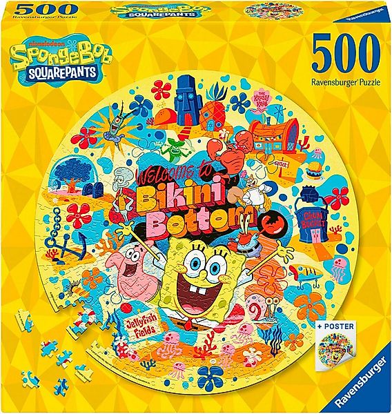 Ravensburger Puzzle SpongeBob Schwammkopf - Spongebob, 500 Puzzleteile, Mad günstig online kaufen