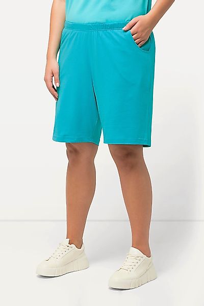 Ulla Popken Bermudas Jerseyshorts Taschen Elastikbund günstig online kaufen