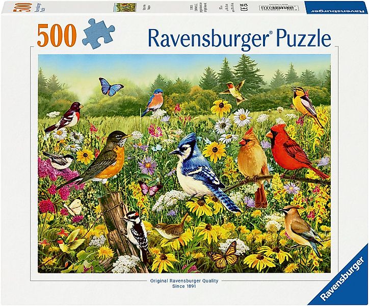 Ravensburger Puzzle Vogelwiese, 500 Puzzleteile, Made günstig online kaufen