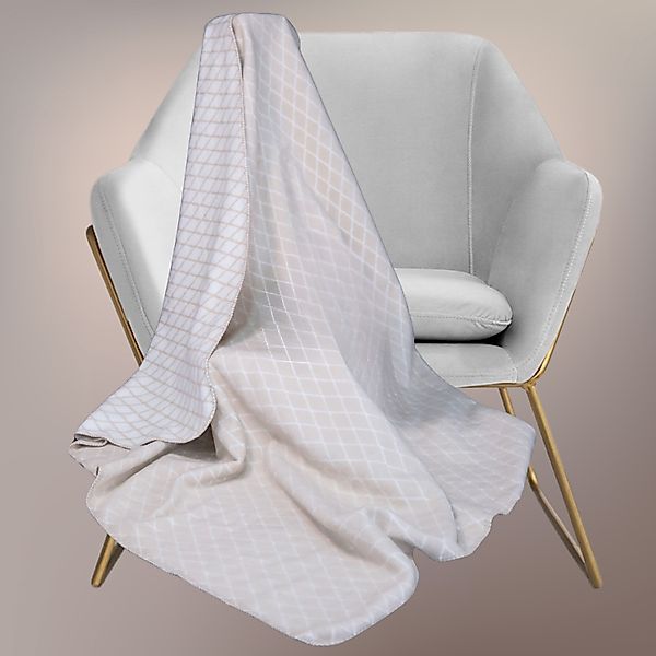 Plaid Kuscheldecke Kassandra 150x200, 58% Baumwolle, günstig online kaufen