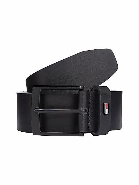 Tommy Hilfiger Ledergürtel "ADAN 3.5 EXT", Metalllogopatch, Einfachdornschn günstig online kaufen
